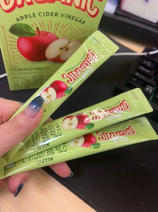 나우 [올바이오] 유기농 애플사이다비니거 애사비 스틱 20g x 15입 — 5점을 준 리뷰어가 2025년 1월 올린 사용 사진
