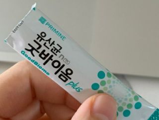 프리마인 유산균 국가지정연구소 선정, 살아있는 생유산균 200억 마리의 힘. 유산균n굿바이옴플러스 — 5점을 준 리뷰어가 2022년 4월 올린 사용 사진