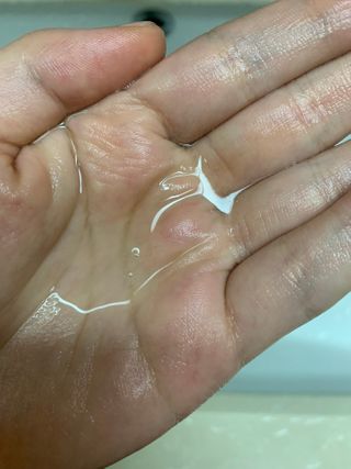 화이트리 비움 약산성 클렌징젤 ,마일드 필링젤 세트 — 4.5점을 준 리뷰어가 2021년 2월 올린 사용 사진