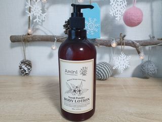아미니 플라워테라피 바디로션  500ml 시리즈 — 4.5점을 준 리뷰어가 2021년 1월 올린 사용 사진