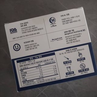 바른비타민 옵티엠에스엠2000 1박스 60포 관절 연골 복합건강기능식품 — 5점을 준 리뷰어가 2021년 6월 올린 사용 사진