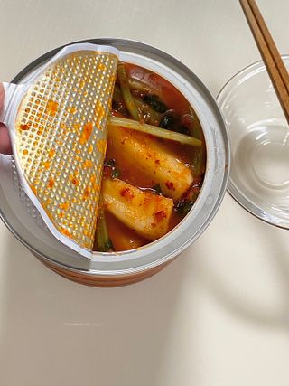 셰프애찬 알타리김치 총각김치 1kg — 3.5점을 준 리뷰어가 2022년 10월 올린 사용 사진
