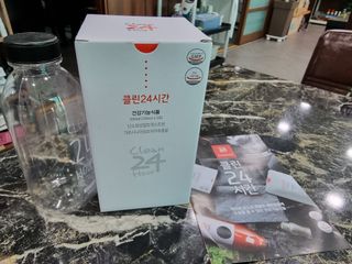 클린24시간 1BOX(5포) + 전용보틀(500ml) — 5점을 준 리뷰어가 2023년 6월 올린 사용 사진