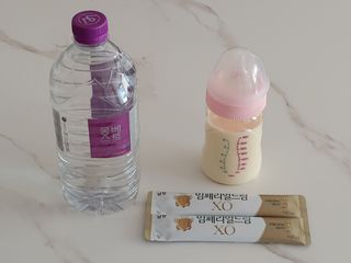 몽베스트 MONTBEST 1L 12입 — 5점을 준 리뷰어가 2022년 2월 올린 사용 사진