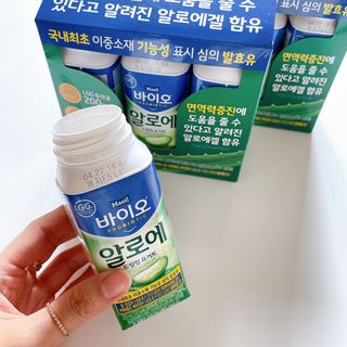 LIVE 매일바이오 알로에 드링킹 요거트 — 4.5점을 준 리뷰어가 2022년 4월 올린 사용 사진