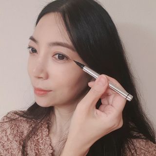 [MONDRAW] 몬드로우 붓펜 아이라이너 — 5점을 준 리뷰어가 2022년 1월 올린 사용 사진