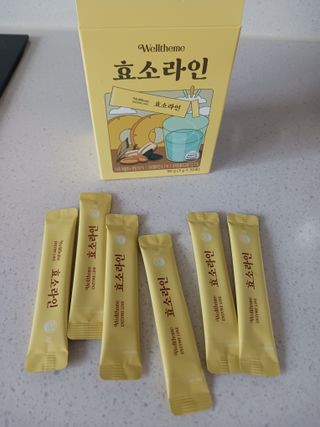 목 넘김이 편한 곡물발효효소 웰테므 효소라인 — 4.5점을 준 리뷰어가 2023년 2월 올린 사용 사진