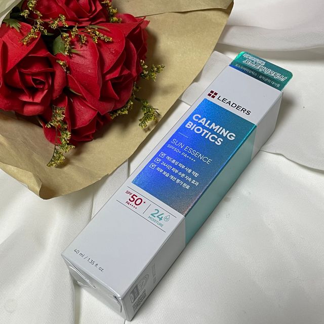 리더스 카밍 바이오틱스 선 에센스 SPF 50+ PA++++ 리뷰 사진