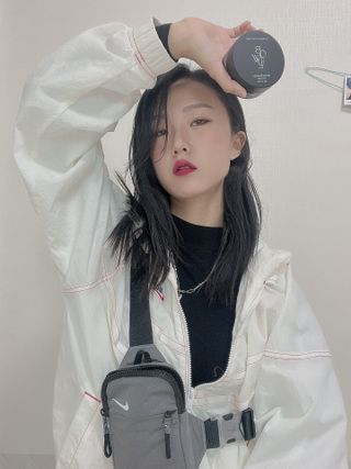 바울 프리미엄 수성 포마드 왁스 100g — 4.5점을 준 리뷰어가 2022년 5월 올린 사용 사진