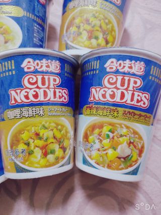 NISSIN 닛신 컵누들  4종 - 씨푸드오리지날, 씨푸드 스파이시, 씨푸드 커리, 씨푸드 XO소스 — 5점을 준 리뷰어가 2021년 12월 올린 사용 사진