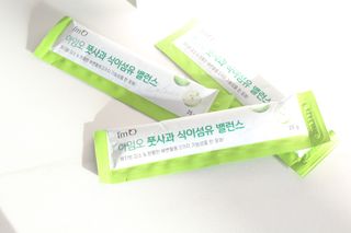 아임오 풋사과 식이섬유 밸런스 젤리 14포 — 5점을 준 리뷰어가 2021년 10월 올린 사용 사진