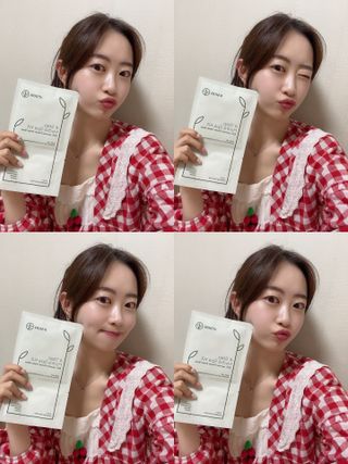 태그스킨 4스텝 주름개선 피부미백 영양 마스크팩 3개 세트(최신버전) — 4.5점을 준 리뷰어가 2022년 6월 올린 사용 사진
