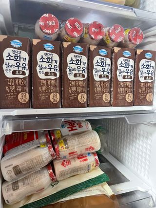 [구매평]덴마크 소화가 잘되는 우유로 만든 초코, 190ml, 24개 — 5점을 준 리뷰어가 2025년 2월 올린 사용 사진