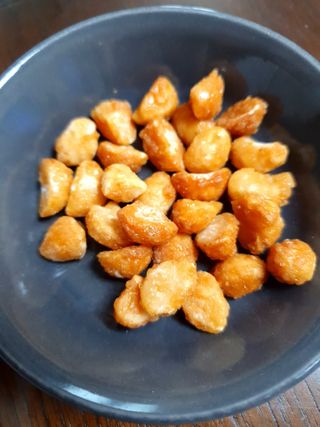 도이퉁 마카다미아 넛 90g  로얄 마카넛 오리지널 쏠트 허니 — 4.5점을 준 리뷰어가 2021년 9월 올린 사용 사진