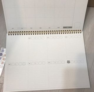 리훈 곰부 체크리스트+ 곰부 리무버블스티커 1장 — 5점을 준 리뷰어가 2021년 5월 올린 사용 사진
