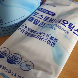 서울약사신협_포스트바이오틱스패밀리_5g x 100포 — 4점을 준 리뷰어가 2021년 5월 올린 사용 사진