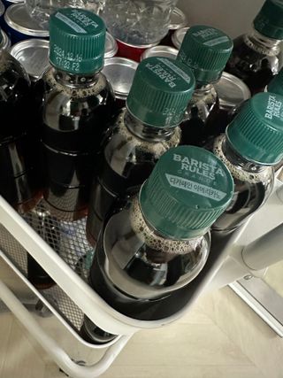 무라벨 바리스타룰스 디카페인 아메리카노 — 5점을 준 리뷰어가 2024년 4월 올린 사용 사진