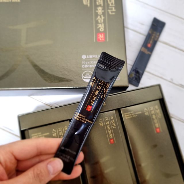 서울약사신협_6년근 고려홍삼정 천스틱 10g 30포 리뷰 사진