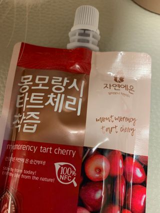 자연에온 몽모랑시 타트체리 착즙 100mL 10개입 2BOX — 4.5점을 준 리뷰어가 2021년 1월 올린 사용 사진