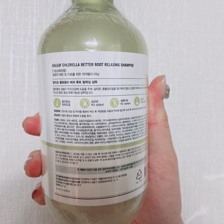 달리프 클로렐라 베러 루트 릴렉싱 샴푸 500ml — 5점을 준 리뷰어가 2021년 1월 올린 사용 사진