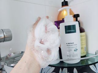 셀라피 에이리페어 크림 바디 워시 2세대 500ml — 5점을 준 리뷰어가 2021년 1월 올린 사용 사진