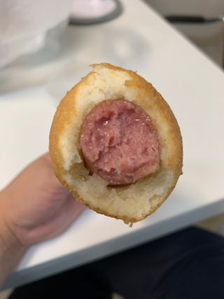 오마뎅 한우핫도그 — 5점을 준 리뷰어가 2021년 6월 올린 사용 사진