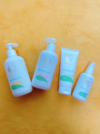 mom e 맘이 내추럴 베이비 케어 크림+바디오일 — 5점을 준 리뷰어가 2021년 1월 올린 사용 사진