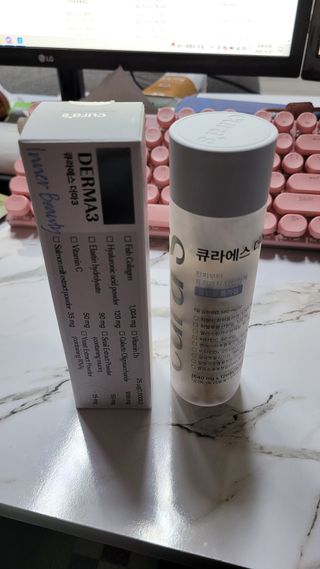 [큐라에스] 뮤신콜라겐 더마3 76.8(1개월분) — 5점을 준 리뷰어가 2023년 12월 올린 사용 사진