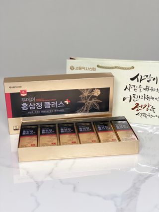 서울약사신협_투데이홍삼정플러스스틱_10g x 60포 — 5점을 준 리뷰어가 2021년 8월 올린 사용 사진