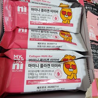 일동제약 마이니 마이니 늘씬날씬 콜라겐 세트 — 5점을 준 리뷰어가 2021년 2월 올린 사용 사진