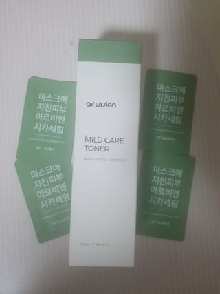 아르비엔 마일드케어 비건 수분진정토너 — 4점을 준 리뷰어가 2021년 1월 올린 사용 사진
