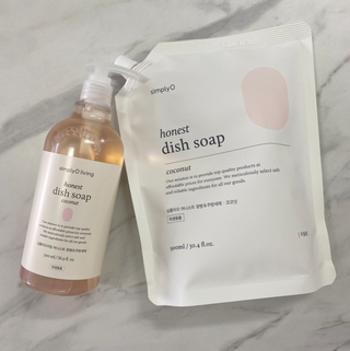 심플리오리빙 어니스트 주방세제 본품 500ml + 리필 900ml (코코넛향) — 4.5점을 준 리뷰어가 2022년 6월 올린 사용 사진