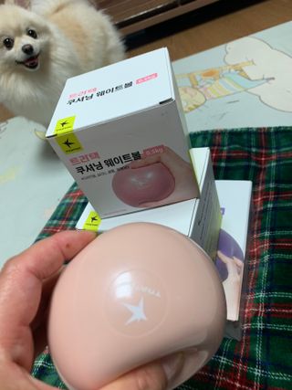 트라택 쿠셔닝 웨이트볼 0.5kg + 1kg SET — 5점을 준 리뷰어가 2022년 6월 올린 사용 사진