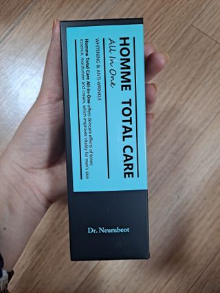Dr.느루벗 느루벗 옴므 토탈 케어 올인원 118ml 남자 남성 스킨 로션 에센스 크림 화장품 — 5점을 준 리뷰어가 2021년 3월 올린 사용 사진
