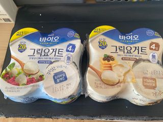 매일바이오 그릭요거트 오리지널 플레인 4개, 로스터리 커피믹스 4개 — 4점을 준 리뷰어가 2021년 12월 올린 사용 사진