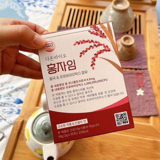 하루 1포로 콜레스테롤, 유산균, 고역가 소화효소까지 한번에 섭취! 다온바이오 홍자임 1개월분(30포) — 5점을 준 리뷰어가 2023년 2월 올린 사용 사진