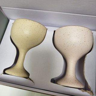 소담스퀘어 상암 [다피] 들깨 도자기 막걸리 고블렛잔 – 4Color 술잔 2P 세트(선물세트) — 4.5점을 준 리뷰어가 2022년 10월 올린 사용 사진