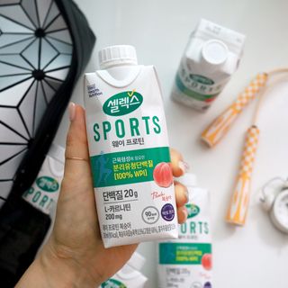 셀렉스스포츠 셀렉스 스포츠 웨이 프로틴 복숭아_ 330ml x 12팩 — 5점을 준 리뷰어가 2021년 7월 올린 사용 사진