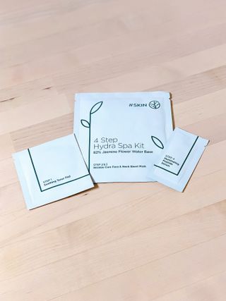 태그스킨 4스텝 주름개선 피부미백 영양 마스크팩 3개 세트(최신버전) — 5점을 준 리뷰어가 2022년 5월 올린 사용 사진