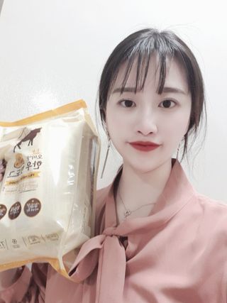 오마뎅 한우핫도그 — 5점을 준 리뷰어가 2021년 5월 올린 사용 사진