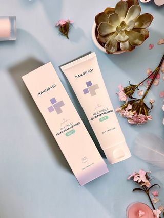 바노바기 코스메틱 바노바기 밀크씨슬 리페어 시카 폼 클렌저 플러스 120ml + 퀵 마스크 플러스 30매 — 5점을 준 리뷰어가 2023년 8월 올린 사용 사진