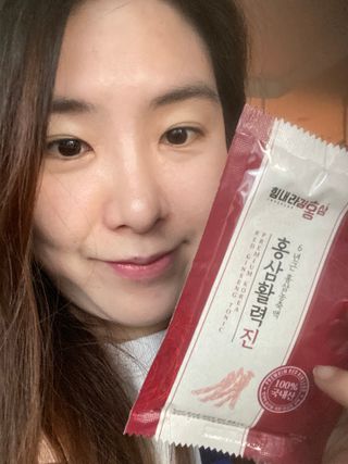 힘내라김홍삼 홍삼활력진 50ml x 5포 — 5점을 준 리뷰어가 2021년 4월 올린 사용 사진