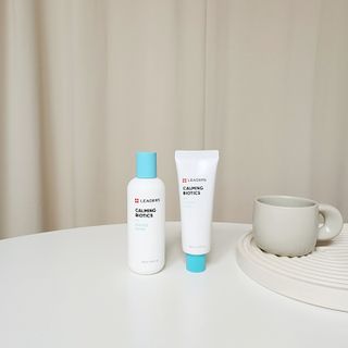 리더스코스메틱 리더스 카밍 바이오틱스 #1등 진정 기획세트 [에센스 워터150ml + 크림 마스크80ml] — 5점을 준 리뷰어가 2022년 9월 올린 사용 사진