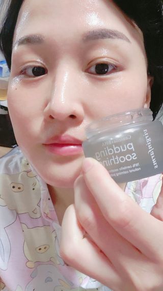 [NEW_버진팜스 푸딩수딩] 투명 푸딩젤이 선사하는 빠른 진정과 깨끗한 피부결 정돈 — 5점을 준 리뷰어가 2021년 9월 올린 사용 사진