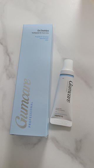 닥터데디스  잇몸치약 100g  [건강한 잇몸 관리를 위한 치약] + 여행용미니치약 15g — 4.5점을 준 리뷰어가 2022년 8월 올린 사용 사진