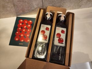 [바이윙클] 페르시아 유기농 석류 착즙주스 750ml 2병 + 선물박스 세트 — 5점을 준 리뷰어가 2022년 3월 올린 사용 사진