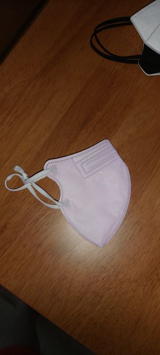 애니가드키즈 새부리형  소형L 5컬러 각 10매입 [크리미베이지, 코튼핑크, 블루레이크, 페일로즈, 민트그린] — 5점을 준 리뷰어가 2022년 2월 올린 사용 사진