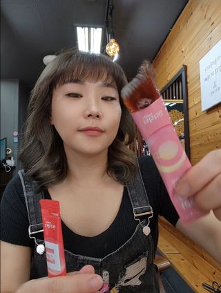 인디닥터 면역 생생 핑크 이뮨 젤리 + 타이탄 BCAA 프로틴 젤리스틱 — 5점을 준 리뷰어가 2022년 5월 올린 사용 사진