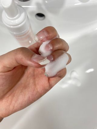 MF프리 [닥터문] 유산균 락토케어 질경초 여성청결제 200ml (폼타입) — 5점을 준 리뷰어가 2022년 7월 올린 사용 사진