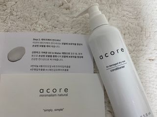 어코어 데미지케어 컨디셔너 — 5점을 준 리뷰어가 2021년 1월 올린 사용 사진